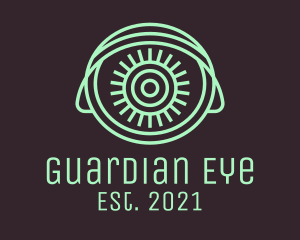 Digital Technology Eye  logo design