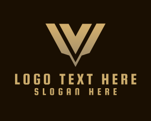 Luxury Modern Elegant Letter V logo