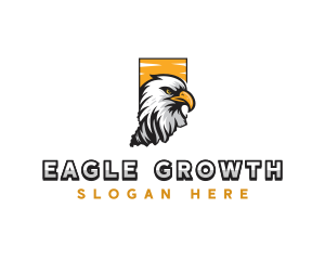 Indiana Bald Eagle logo design