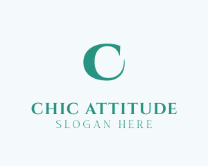 Chic Fancy Lettermark logo design