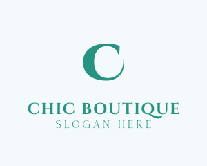 Chic Fancy Lettermark logo