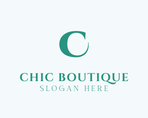 Chic Fancy Lettermark logo design