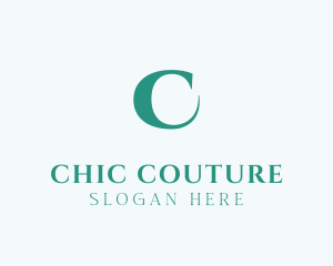 Chic Fancy Lettermark logo design