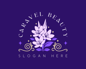 Elegant Floral Beauty logo design