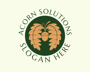 Acorn Nut Agriculture logo design