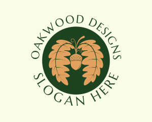 Acorn Nut Agriculture logo design