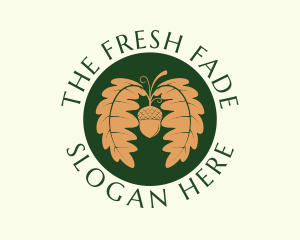 Acorn Nut Agriculture logo design