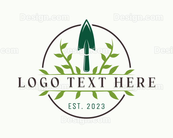 Garden Trowel Landscaping Logo