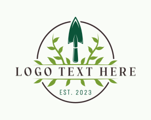 Garden Trowel Landscaping Logo