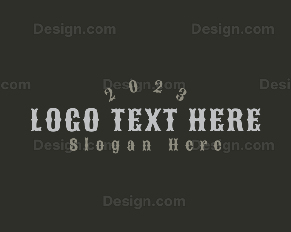 Hipster Generic Fashion Logo