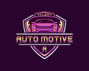 Car Sedan Vehicle logo design