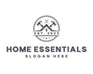 Home Repair Hammer logo design