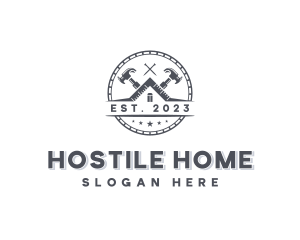 Home Repair Hammer logo design