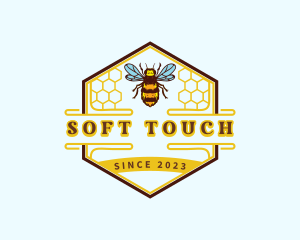 Honeycomb Bee Bumblebee Logo