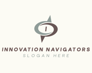 Compass Navigation Logistics Mover logo design