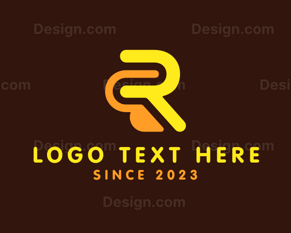 Professional Letter R Agency Logo