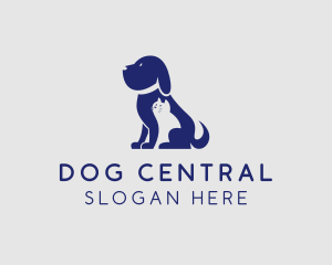 Dog Cat Veterinarian logo design