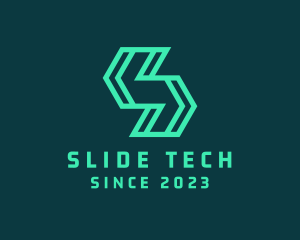 Modern Tech Letter S logo design