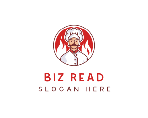 Fire Chef Restaurant  logo design