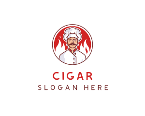 Fire Chef Restaurant  logo design