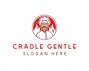 Fire Chef Restaurant  logo design