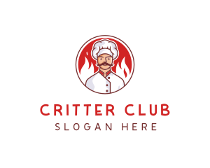 Fire Chef Restaurant  logo design