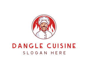 Fire Chef Restaurant  logo design