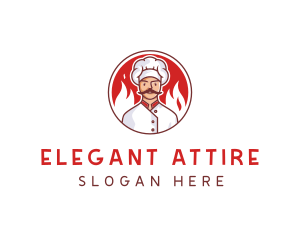 Fire Chef Restaurant  logo design