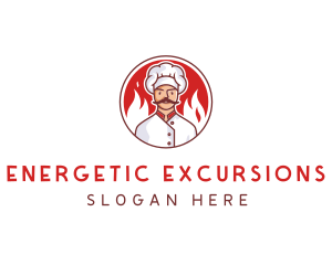 Fire Chef Restaurant  logo design