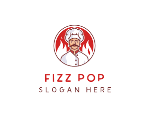 Fire Chef Restaurant  logo design