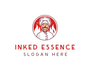 Fire Chef Restaurant  logo design