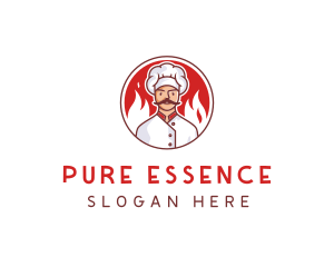 Fire Chef Restaurant  logo design