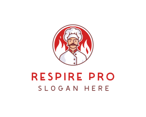 Fire Chef Restaurant  logo design