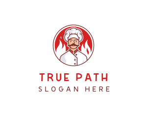 Fire Chef Restaurant  logo design