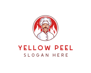 Fire Chef Restaurant  logo design