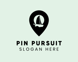 Yacht Location Pin logo