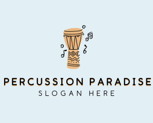 African Djembe Percussion logo