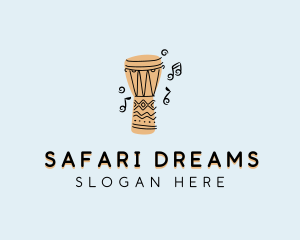 African Djembe Percussion logo