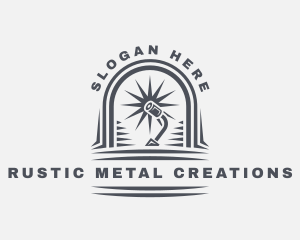 Steelwork Metal Fabrication  logo design