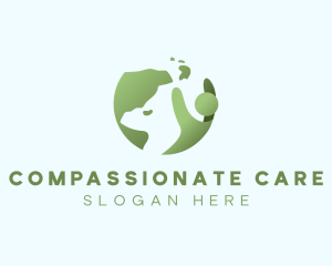 Globe Hug Charity Care logo design