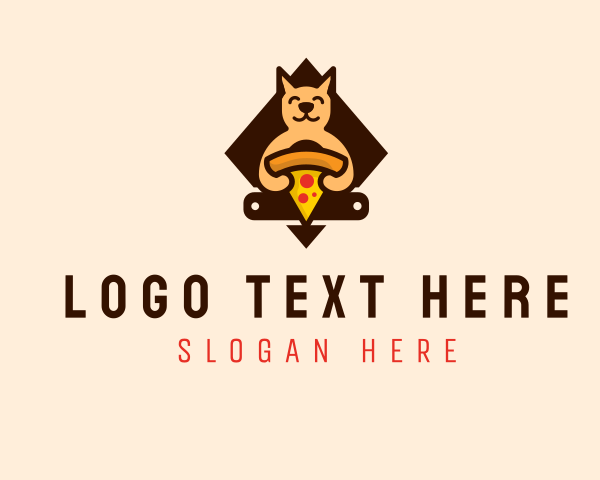 Pizza logo example 3