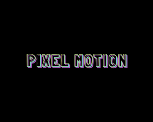 Static Motion Glitch logo design