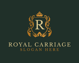 Royal Ornamental Shield logo design