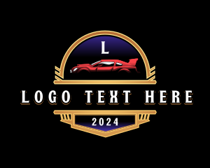 Auto Garage Racing Car logo