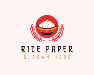 Wheat Rice Bowl logo design