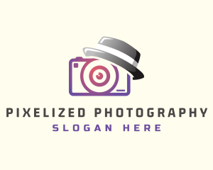 Camera Hat Photography logo design