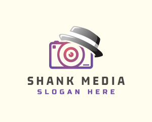 Camera Hat Photography logo design