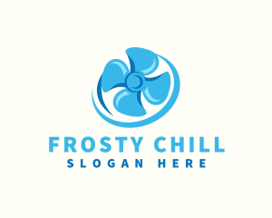 Cold Fan Thermostat logo design