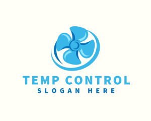 Cold Fan Thermostat logo design