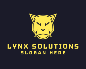 Wild Lynx Animal logo